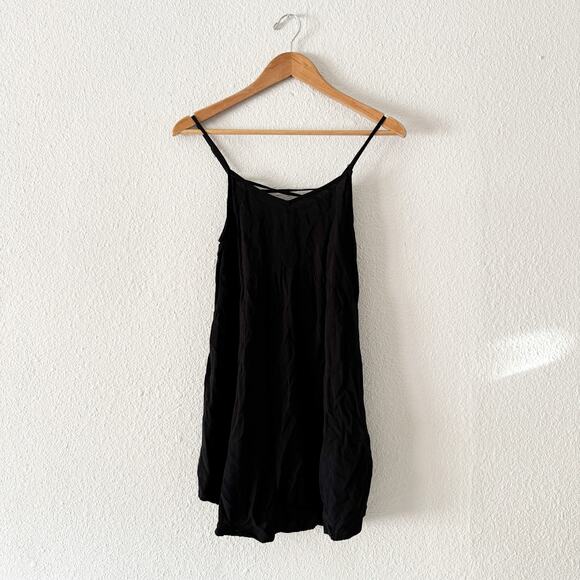 wild fable Dresses & Skirts - Women's Wild Fable Black Mini Tiered Sleeveless Dress XS